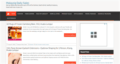 Desktop Screenshot of mydailysales.com